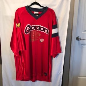 Chase men’s size 2XL red Gordon racing jersey